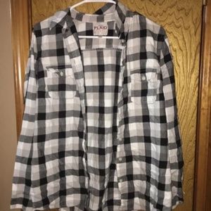 Black and white plaid